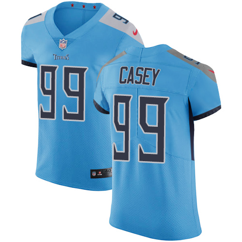 Nike Titans #99 Jurrell Casey Light Blue Team Color Men's Stitched NFL Vapor Untouchable Elite Jersey